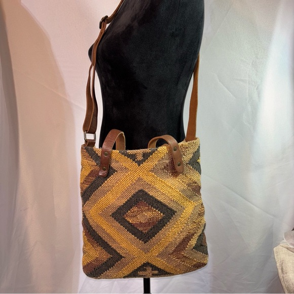 Vintage Denim & Supply Ralph Lauren Tote Bag  RARE Find UNISEX Bohemian - Picture 3 of 11